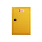 SYSBEL 12-Gallon 45L Favqulodda yordam uskunalari sariq PPE saqlash shkafi